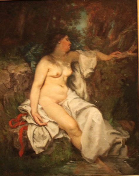 Bather Sleeping by a Brook